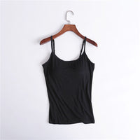 Women's Tank Top with Built-In Bra