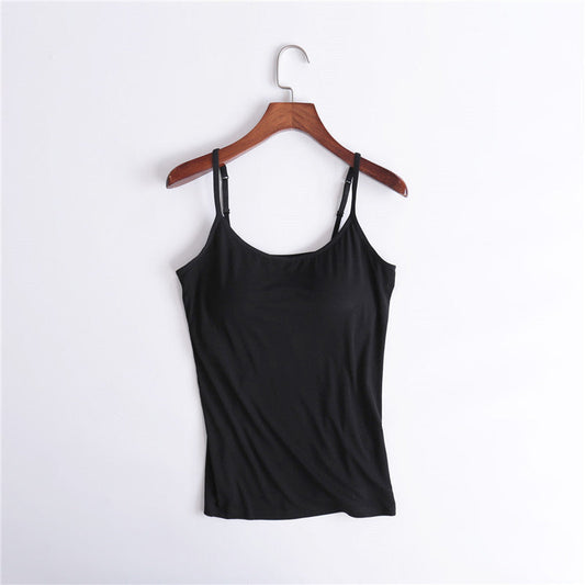 Women's Tank Top with Built-In Bra