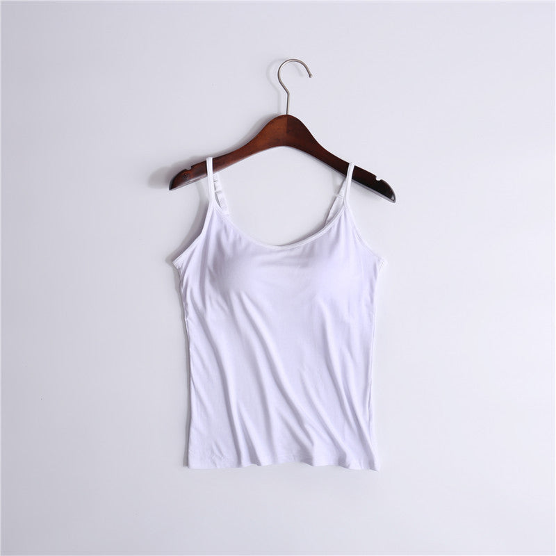 Women's Tank Top with Built-In Bra