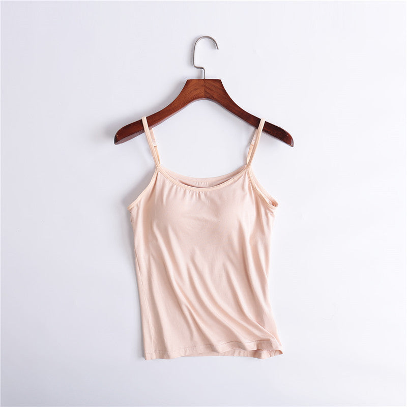Women's Tank Top with Built-In Bra