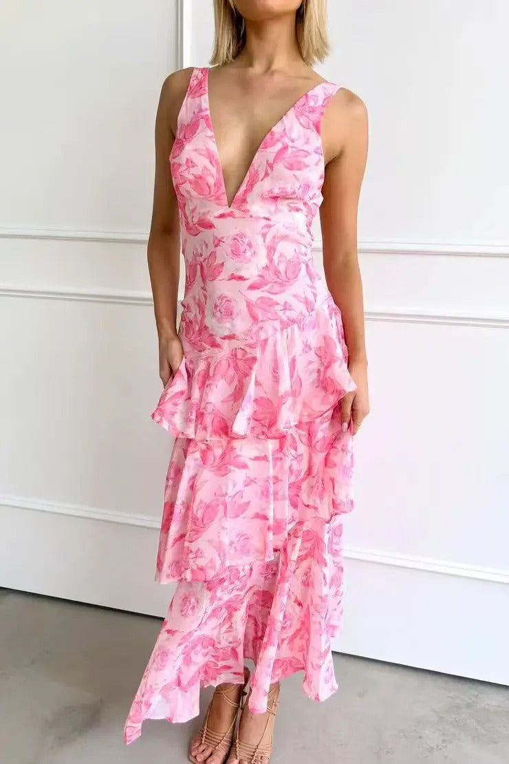 Women's Tiered Maxi Dress