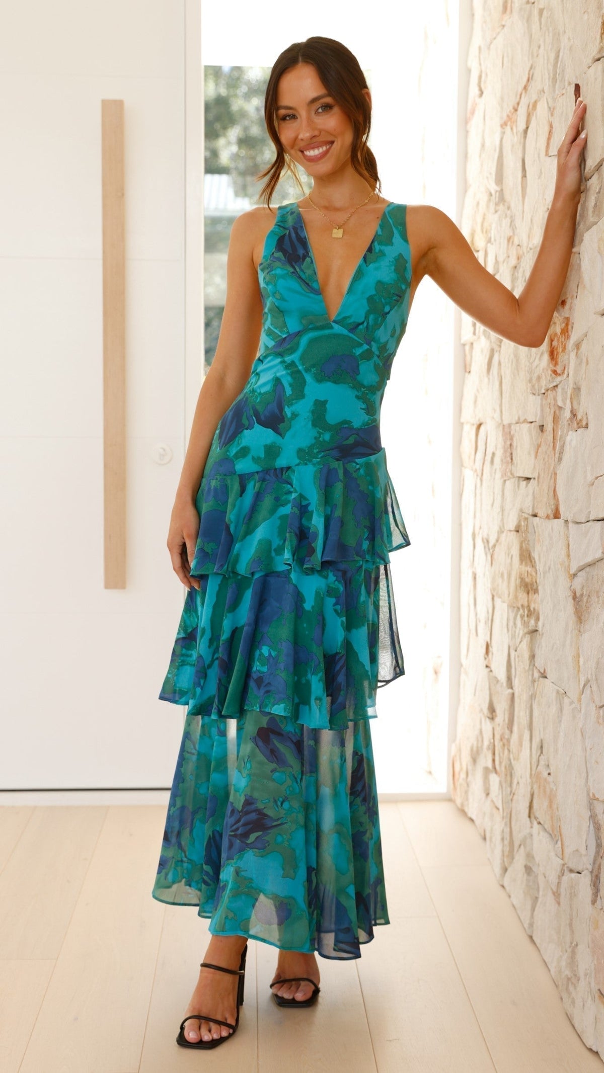 Women's Tiered Maxi Dress