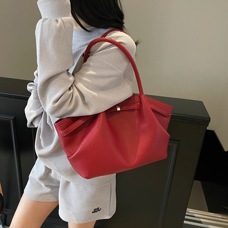 Women's Tote Bag with Textured Design