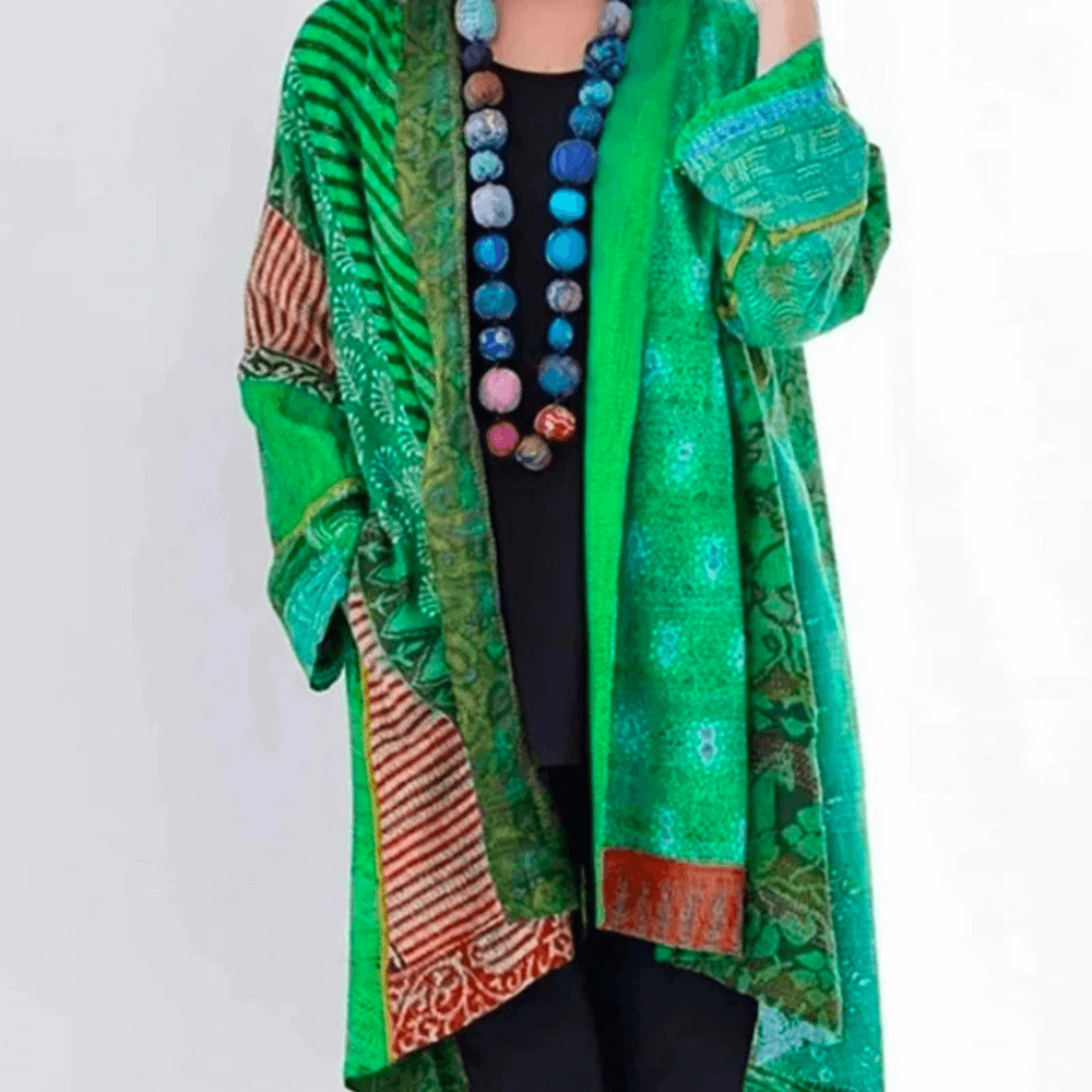 Women's Vibrant Modern-Vintage Cardigan