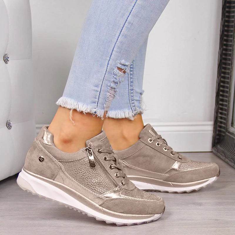 Women's Walking Shoes with Non-Slip Sole and Modern Look