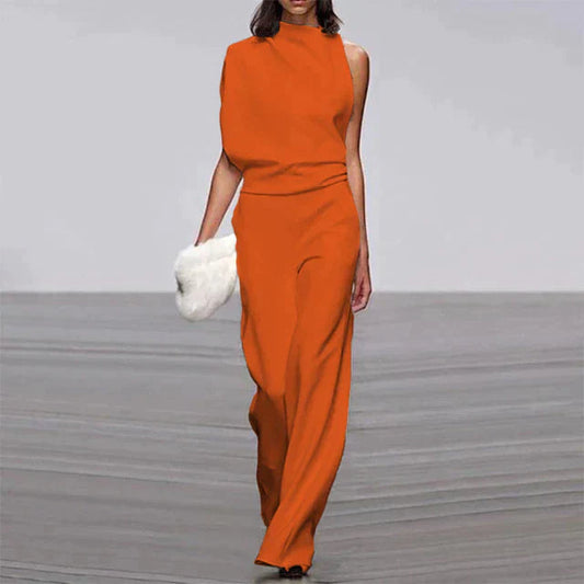 Women's Wide-Leg Two-Piece Set