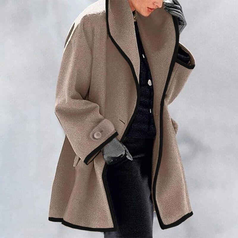 Women's Winter Double-Button Trench Coat