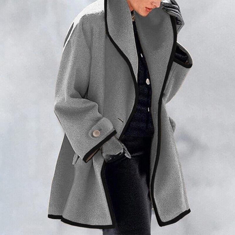 Women's Winter Double-Button Trench Coat