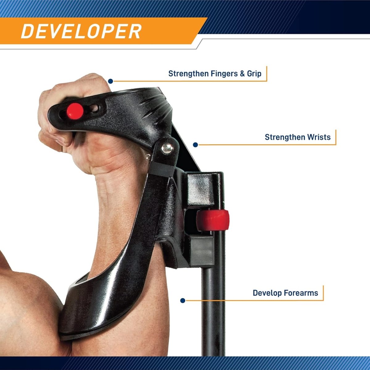 Wrist and Forearm Strength Trainer – Compact Grip Strengthener for Home and Travel
